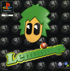 3D Lemmings for the Sony PlayStation Front Cover Box Scan