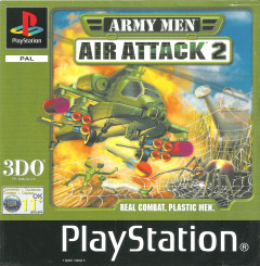 Army Men: Air Attack 2 for the Sony PlayStation Front Cover Box Scan
