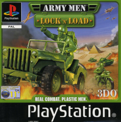 Army Men: Lock 'n' Load for the Sony PlayStation Front Cover Box Scan