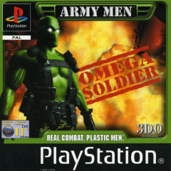 Army Men: Omega Soldier for the Sony PlayStation Front Cover Box Scan
