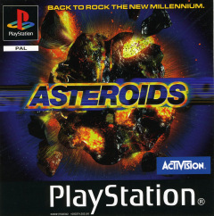 Asteroids for the Sony PlayStation Front Cover Box Scan