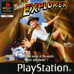 Barbie Explorer for the Sony PlayStation Front Cover Box Scan