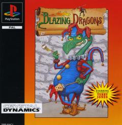 Blazing Dragons for the Sony PlayStation Front Cover Box Scan