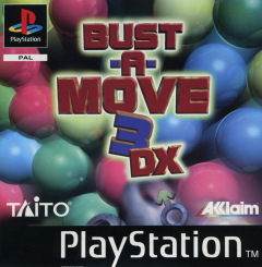 Bust-A-Move 3 DX for the Sony PlayStation Front Cover Box Scan