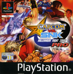Capcom vs. SNK: Millennium Fight 2000 Pro for the Sony PlayStation Front Cover Box Scan