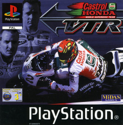Castrol Honda World Superbike Team: VTR for the Sony PlayStation Front Cover Box Scan