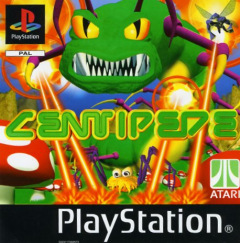 Centipede for the Sony PlayStation Front Cover Box Scan