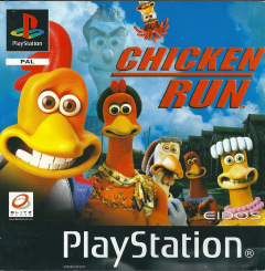 Chicken Run for the Sony PlayStation Front Cover Box Scan