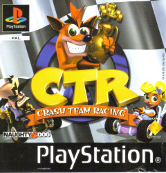 Crash Team Racing for the Sony PlayStation Front Cover Box Scan