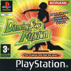 Dancing Stage Fusion for the Sony PlayStation Front Cover Box Scan
