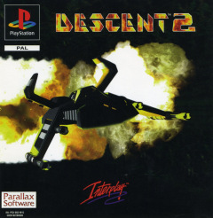 Descent 2 for the Sony PlayStation Front Cover Box Scan