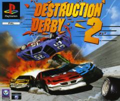 Destruction Derby 2 for the Sony PlayStation Front Cover Box Scan