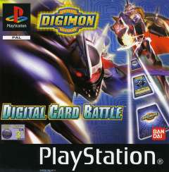 Digimon: Digital Card Battle for the Sony PlayStation Front Cover Box Scan