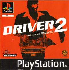 Driver 2: Back on the Streets for the Sony PlayStation Front Cover Box Scan