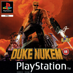 Duke Nukem for the Sony PlayStation Front Cover Box Scan