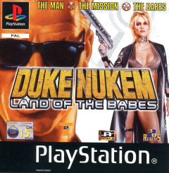 Duke Nukem: Land of the Babes for the Sony PlayStation Front Cover Box Scan