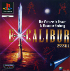 Excalibur 2555 A.D. for the Sony PlayStation Front Cover Box Scan