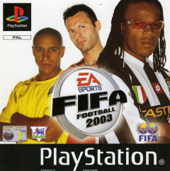 FIFA Football 2003 for the Sony PlayStation Front Cover Box Scan