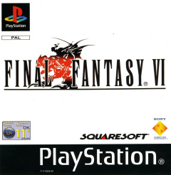 Final Fantasy VI for the Sony PlayStation Front Cover Box Scan