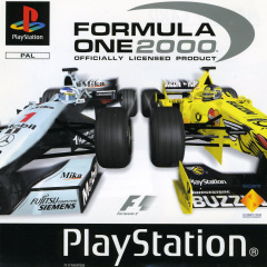 Formula One 2000 for the Sony PlayStation Front Cover Box Scan