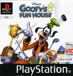 Goofy's Fun House (Disney's) for the Sony PlayStation Front Cover Box Scan