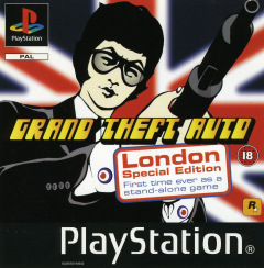 Grand Theft Auto: Mission Pack #1: London 1969 for the Sony PlayStation Front Cover Box Scan