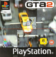 GTA 2 for the Sony PlayStation Front Cover Box Scan