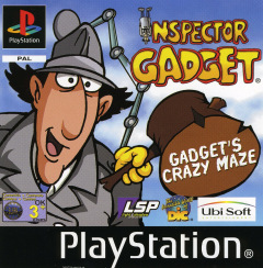 Inspector Gadget: Gadget's Crazy Maze for the Sony PlayStation Front Cover Box Scan
