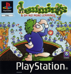Lemmings & Oh No! More Lemmings for the Sony PlayStation Front Cover Box Scan