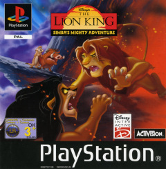 The Lion King: Simba's Mighty Adventure for the Sony PlayStation Front Cover Box Scan