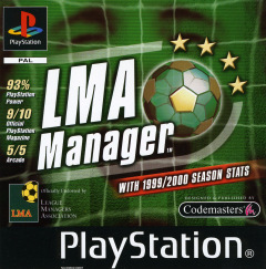 LMA Manager for the Sony PlayStation Front Cover Box Scan