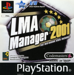 LMA Manager 2001 for the Sony PlayStation Front Cover Box Scan