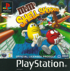 M&M's Shell Shocked for the Sony PlayStation Front Cover Box Scan