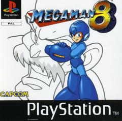 Mega Man 8 for the Sony PlayStation Front Cover Box Scan