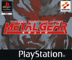 Metal Gear Solid for the Sony PlayStation Front Cover Box Scan