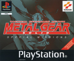 Metal Gear Solid: Special Missions for the Sony PlayStation Front Cover Box Scan