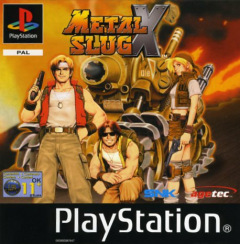 Metal Slug X for the Sony PlayStation Front Cover Box Scan
