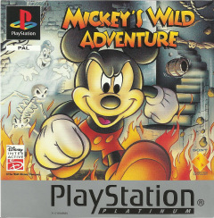 Mickey's Wild Adventure for the Sony PlayStation Front Cover Box Scan