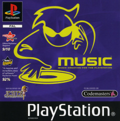 Music for the Sony PlayStation Front Cover Box Scan