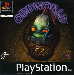 Oddworld: Abe's Oddysee for the Sony PlayStation Front Cover Box Scan