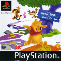 Party Time with Winnie the Pooh (Disney's) for the Sony PlayStation Front Cover Box Scan