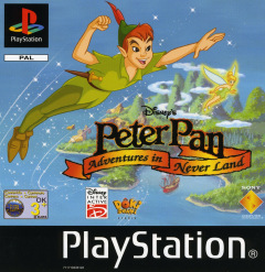 Peter Pan (Disney's): Adventures in Neverland for the Sony PlayStation Front Cover Box Scan