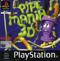 Pipe Mania 3D for the Sony PlayStation Front Cover Box Scan