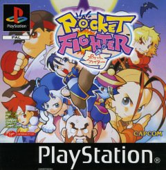 Pocket Fighter for the Sony PlayStation Front Cover Box Scan