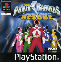 Power Rangers (Saban's): Lightspeed Rescue for the Sony PlayStation Front Cover Box Scan