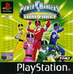Power Rangers (Saban's): Time Force for the Sony PlayStation Front Cover Box Scan