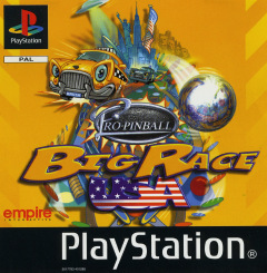 Pro Pinball: Big Race USA for the Sony PlayStation Front Cover Box Scan