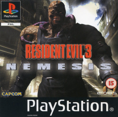 Resident Evil 3: Nemesis for the Sony PlayStation Front Cover Box Scan