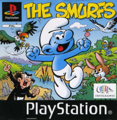 The Smurfs for the Sony PlayStation Front Cover Box Scan