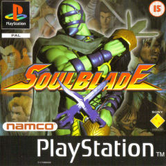 Soul Blade for the Sony PlayStation Front Cover Box Scan